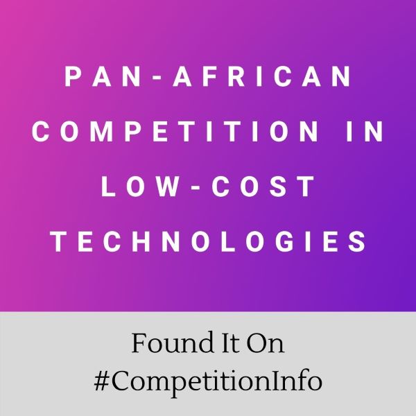 Pan-African Competition in low-cost Technologies